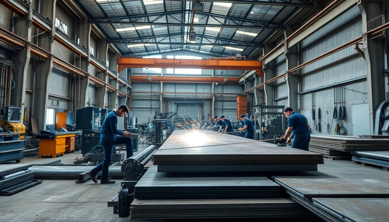 Explore fab u tech's precision metal fabrication with skilled technicians in action.