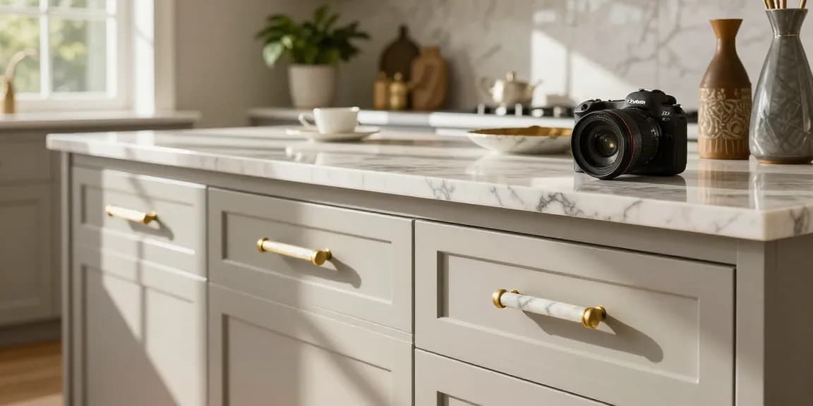 Elegant home interior highlighting Zano’s luxury handles, showcasing craftsmanship and style.