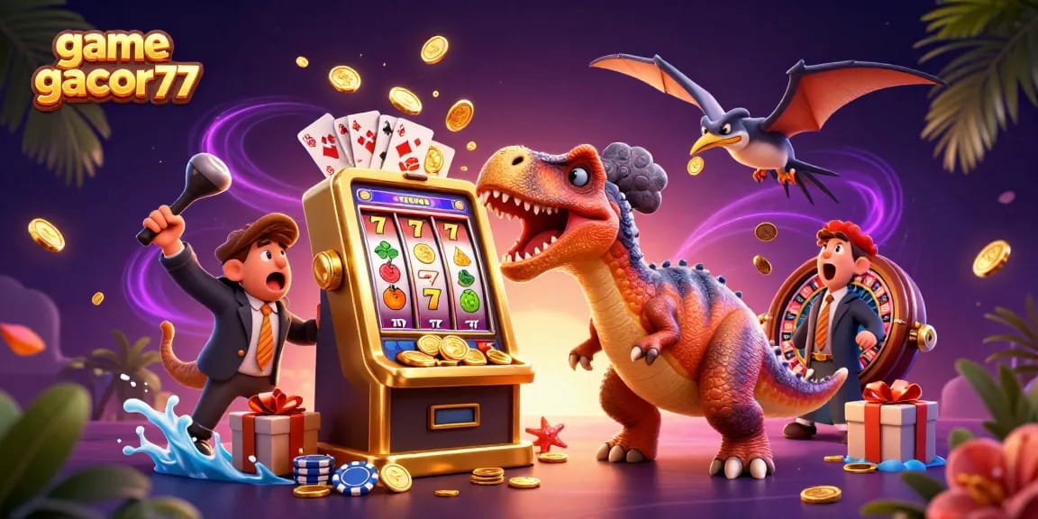 Gacor77 menciptakan kemenangan besar di kasino dengan jackpot dan koin berkilau.