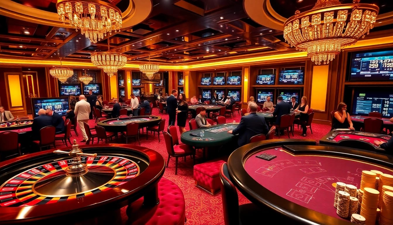 Engagez-vous aux meilleurs casinos en ligne avec des tables de jeu luxueuses et des joueurs enthousiastes.