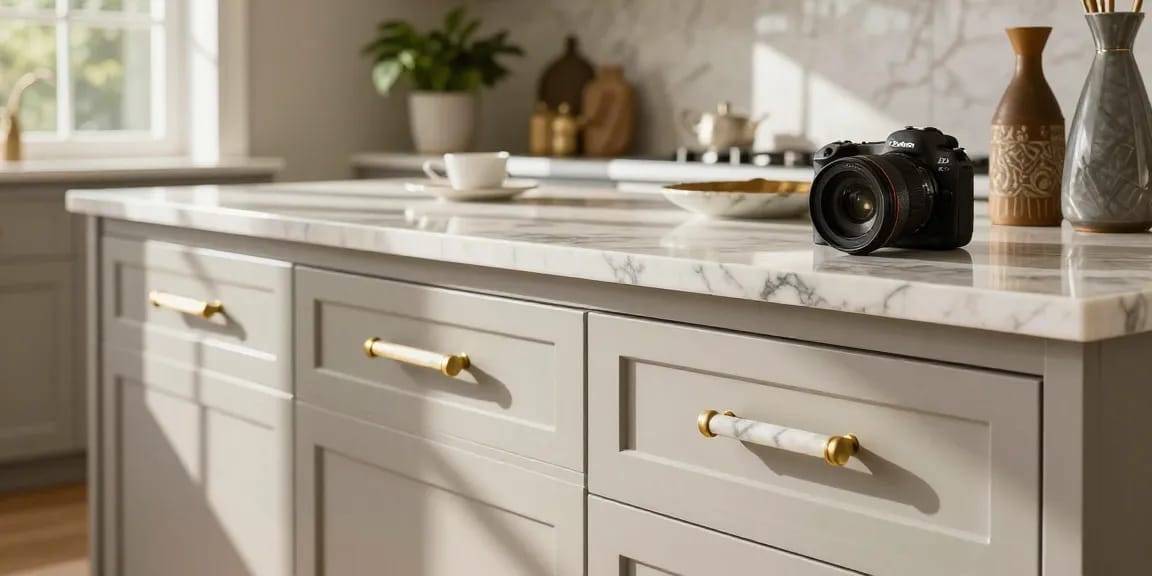 Elegant home interior highlighting Zano’s luxury handles, showcasing craftsmanship and style.