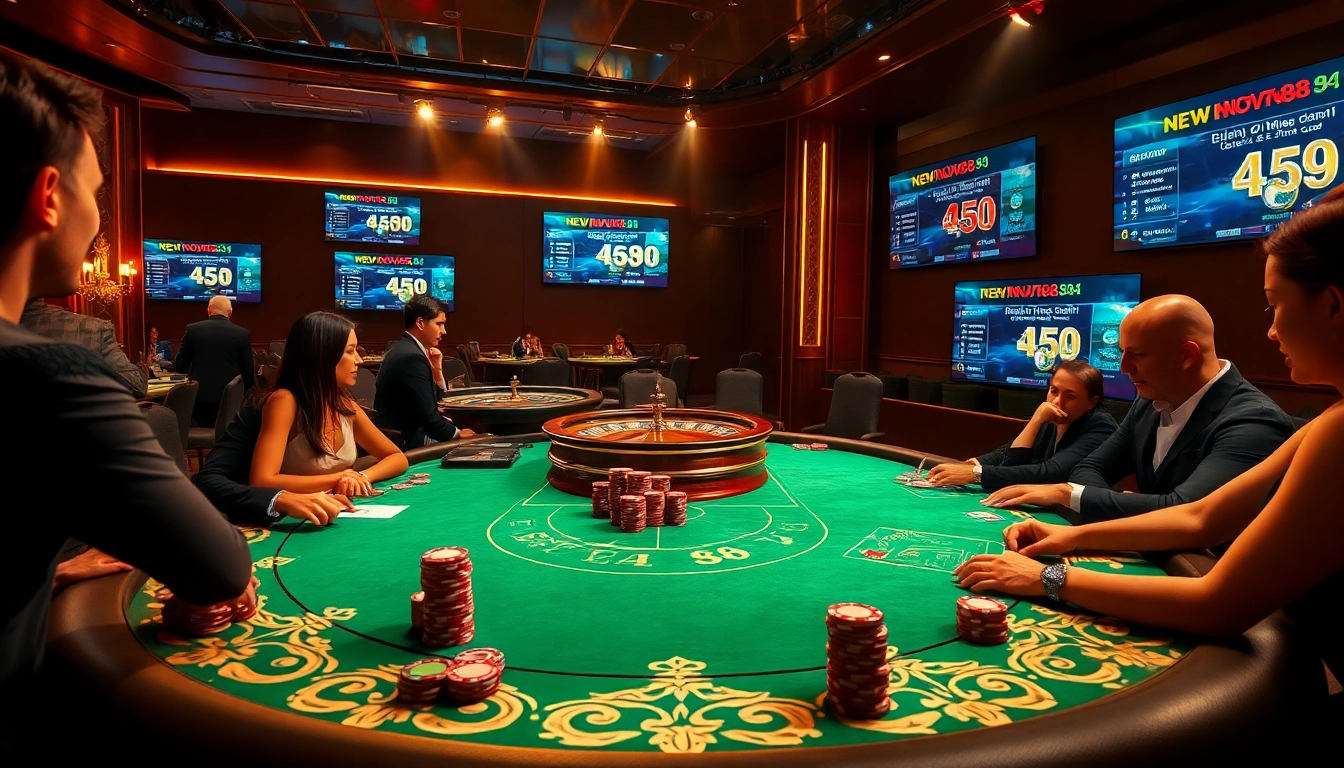 Experience the thrill of winning at NOVA88's elite poker table with vibrant visuals.