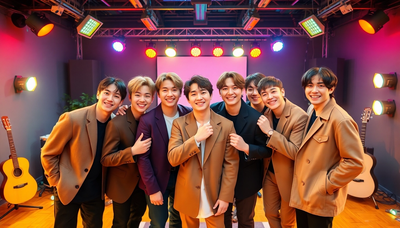BTS news featuring dynamic group photo showcasing their vibrant personalities and styles.