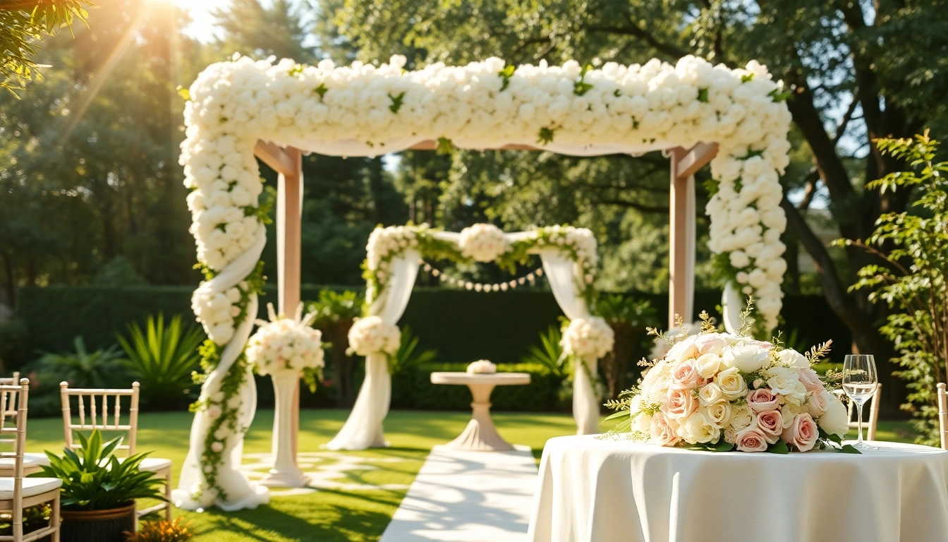 Captivating view of a Jacksonville Wedding Venue with floral decorations and inviting ambiance.