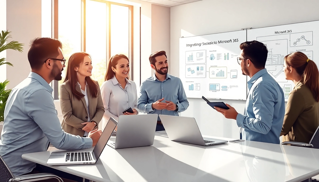 Learn how to migrate to Microsoft 365 securely with expert guidance in a collaborative office environment.