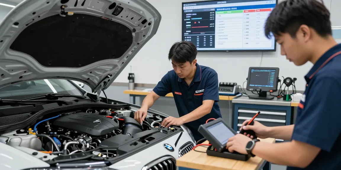 Professionelle BMW Werkstatt Hannover mit Fachpersonal und modernem Equipment für Auto-Service