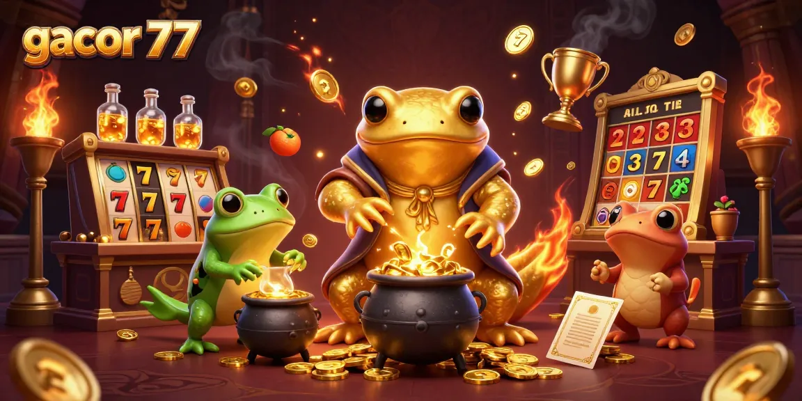 Kemenangan di gacor 77: alchemist emas dan apprentice di ruang kasino bermain.