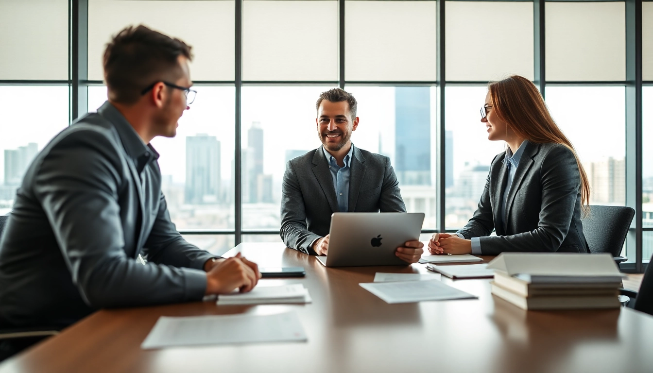 Engaging discussion on tax planning and wealth management with a financial consultant.