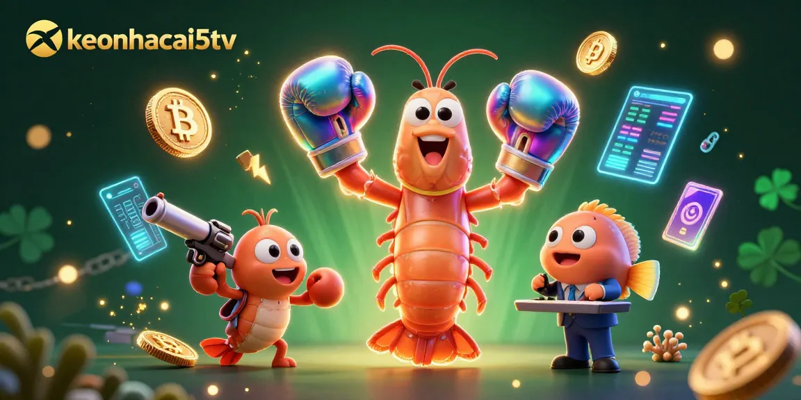 Engage in thrilling actions at keonhacai5tv with vibrant cryptocurrency elements lighting up the scene.