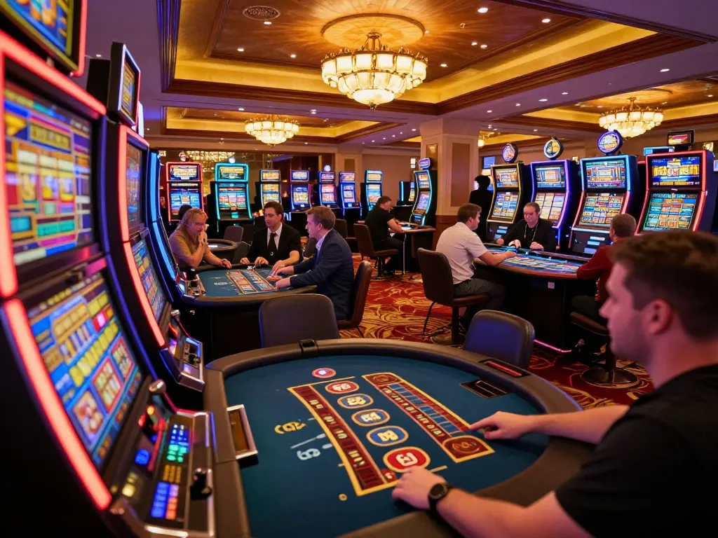Exciting gameplay on the vidyasewingmachine slot machine with vibrant digital displays