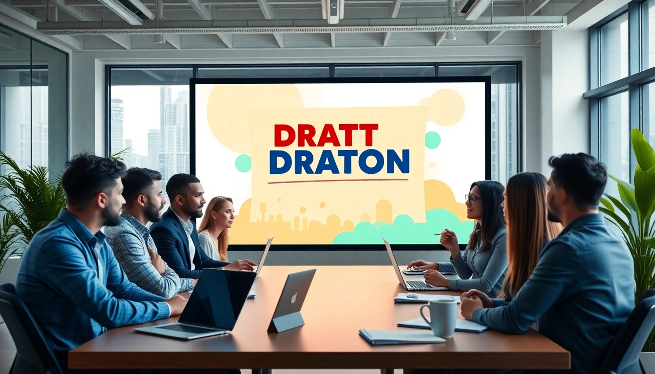 Unternehmensanimation im Kontext eines kreativen Brainstormings mit einem Team in einem modernen Büro.