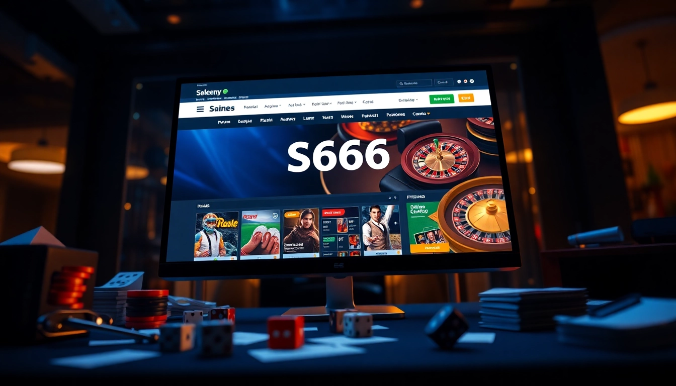 S666.nyc website interface showcasing online gambling with engaging casino games and betting options.