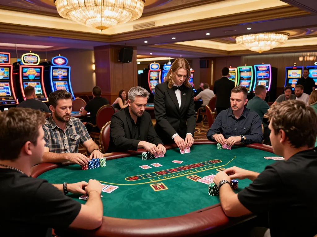 Experience thrilling blackjack action at 388bet with strategic gameplay and focused players.