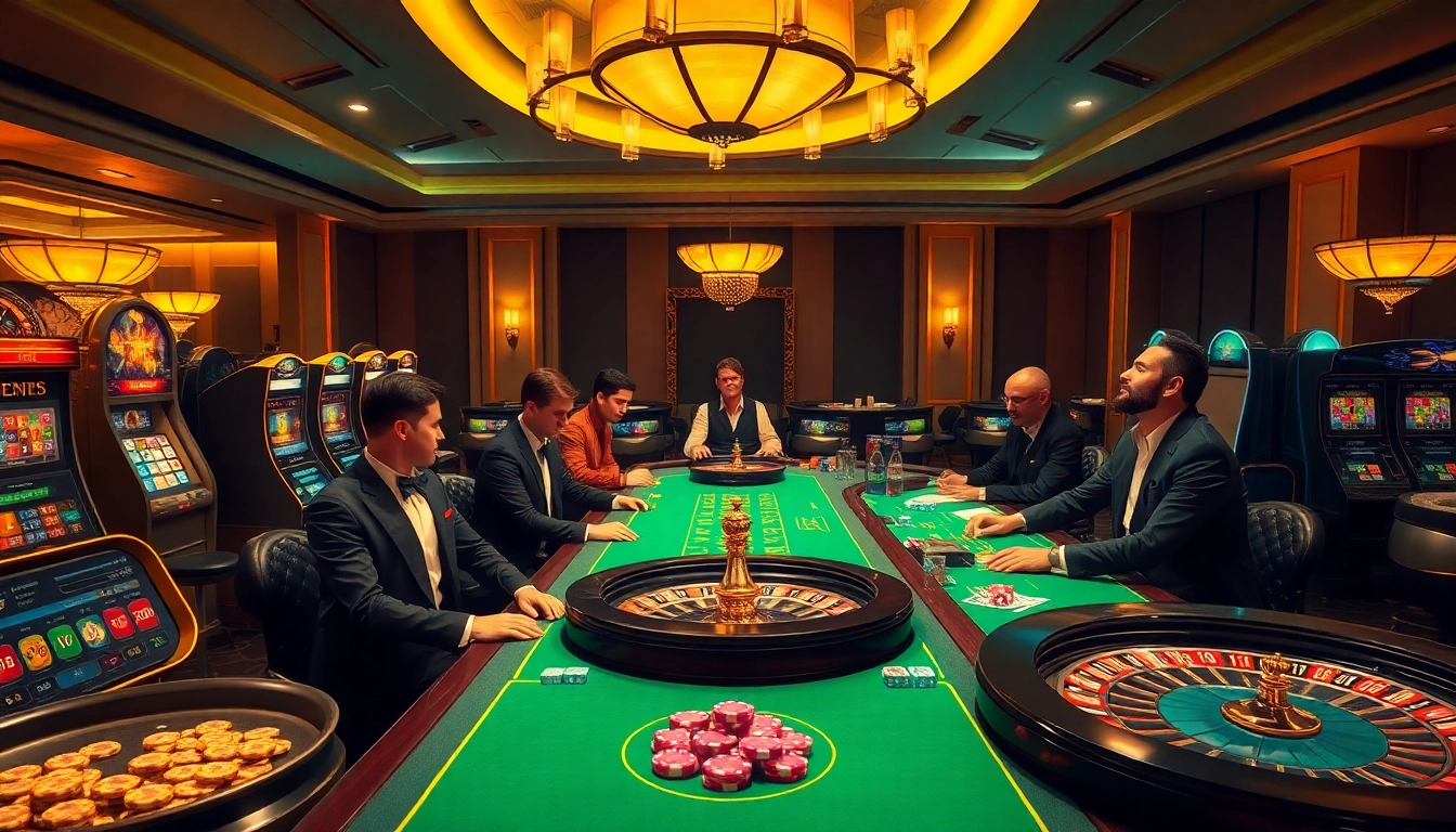 Engaged players at an online gambling table highlighting mk8th.net, showcasing excitement and strategy in play.
