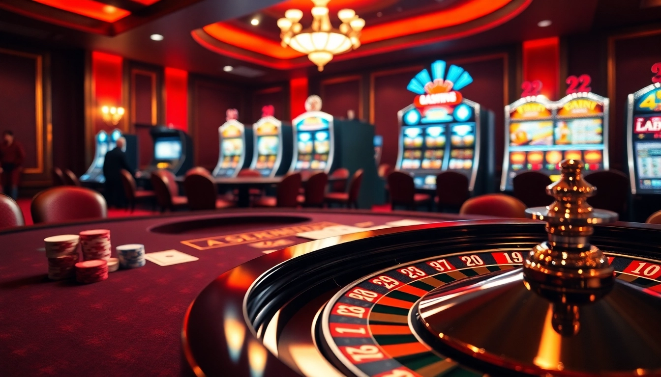 Vue captivante de joueurs profitant de l'excitation des meilleurs casinos en ligne à une table de poker vibrante.