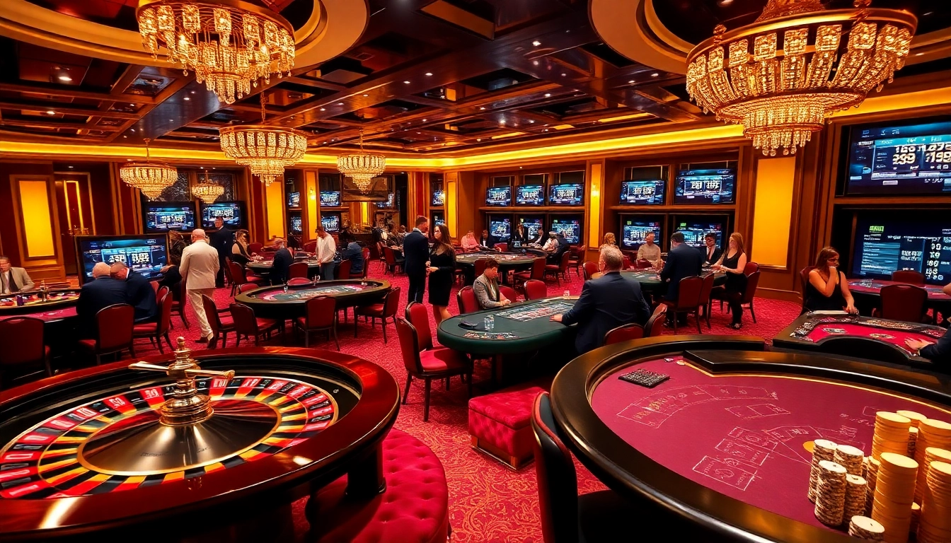 Engagez-vous aux meilleurs casinos en ligne avec des tables de jeu luxueuses et des joueurs enthousiastes.