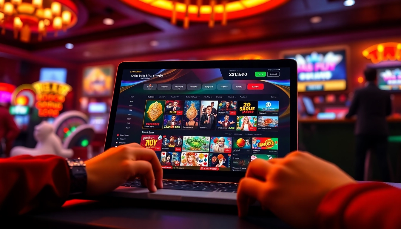 Experience the excitement of online gaming at good88.hu.net, a vibrant casino interface with thrilling game options.
