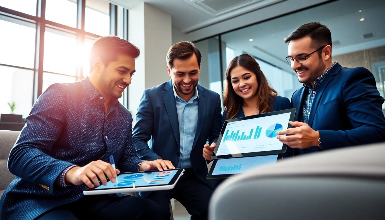Analyze Competitive intelligence data collaboratively in a professional office setting.