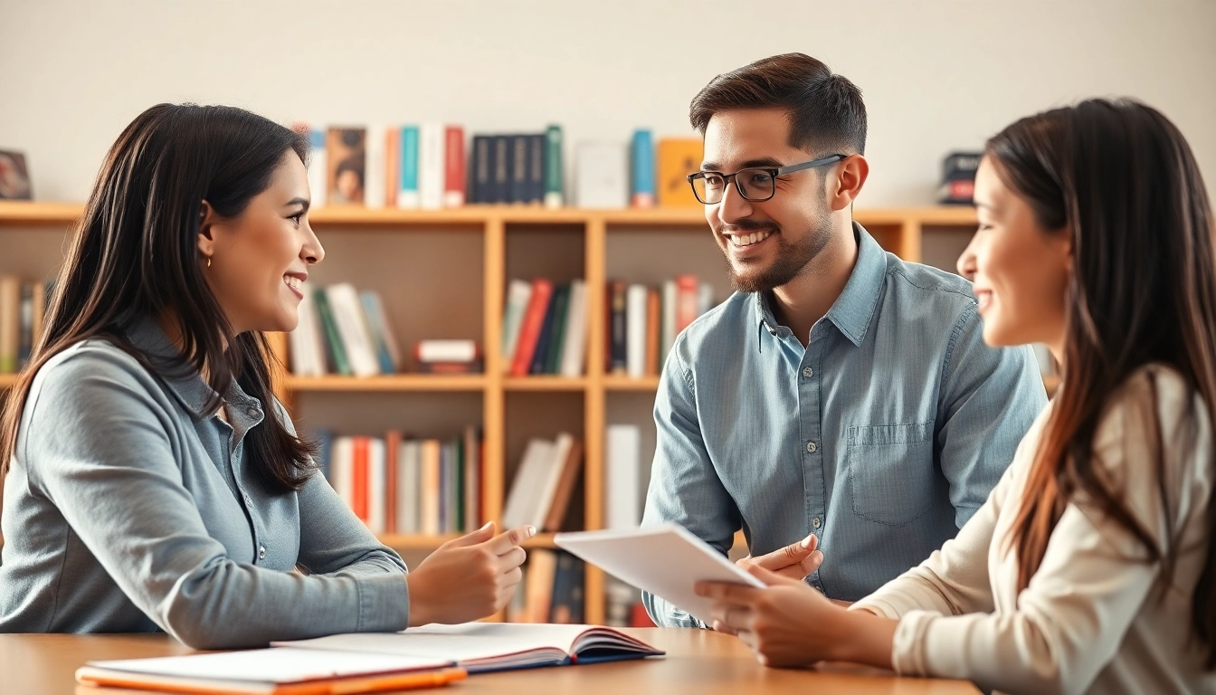 Engaging TOEFL expert help session showcasing interaction between tutor and student.