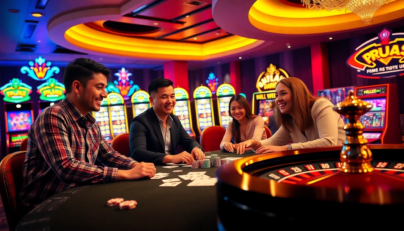 Experience the excitement of gtatogel alternatif at a vibrant online casino with players enjoying thrilling games.
