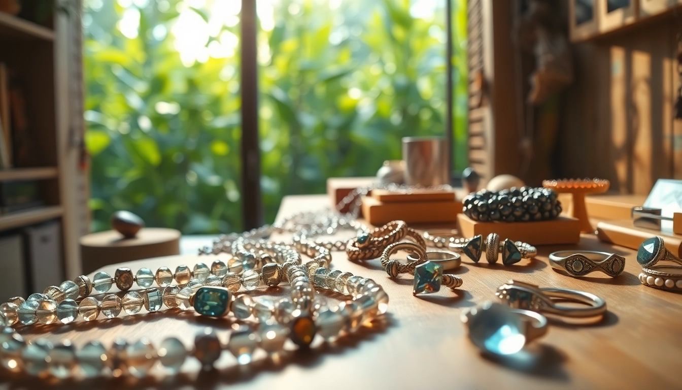Shop unique spiritual jewelry shop creations featuring healing gemstones and intricate designs.