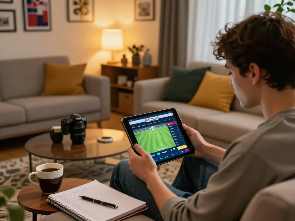 Engage in immersive football stream Cakhiatv experience with cozy home setup for efficient betting.