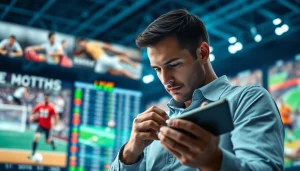 Engaging sportsbook scene showcasing the best sportsbooks Brazil for live betting options.