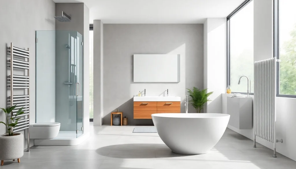 Die sonni sanitär GmbH bietet hochwertige Badezimmerprodukte in einem modernen Ambiente an.