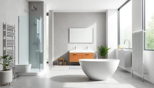 Die sonni sanitär GmbH bietet hochwertige Badezimmerprodukte in einem modernen Ambiente an.