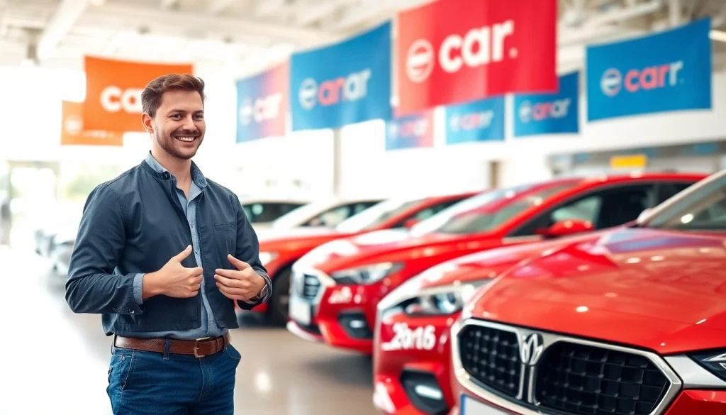 Explore options to Buy a car in a vibrant, customer-friendly showroom setting.