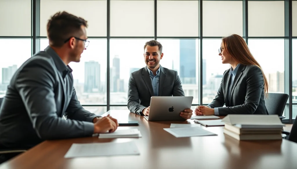 Engaging discussion on tax planning and wealth management with a financial consultant.