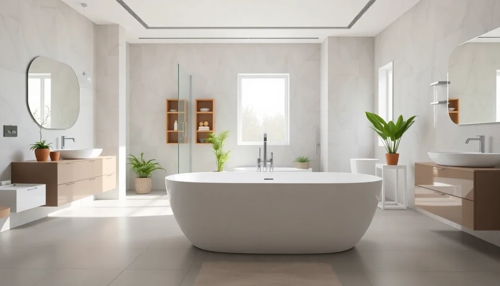 Elegantes Badezimmerdesign mit hochwertigen Produkten von sonni sanitär GmbH in stilvollem Umfeld.