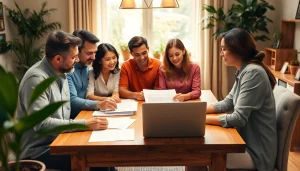 Learn about Life insurance options through a family discussion in a warm home.