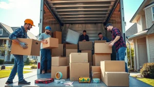 Best Toronto Movers expertly packing items for relocation in a residential setting.