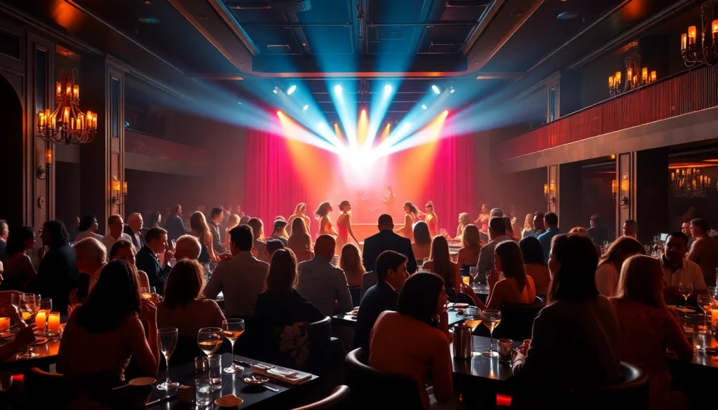 Dinner SXM at Club Noir: luxurious nightlife with dancers and handcrafted cocktails.