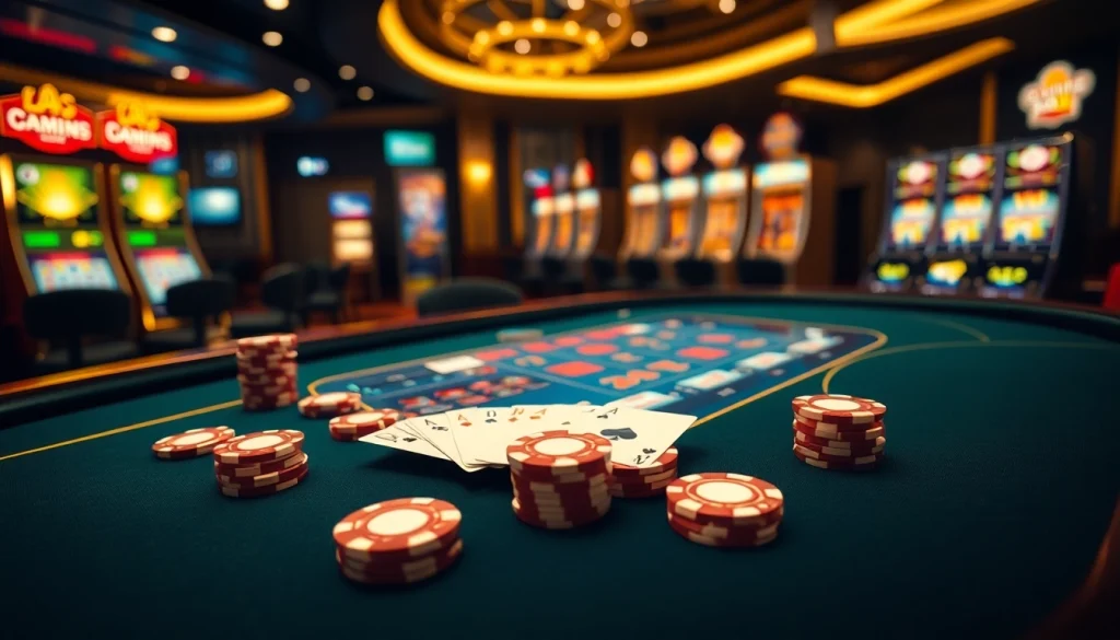 Experience the thrilling world of ga6789 with lively casino tables, exciting poker games, and vibrant slot machines.