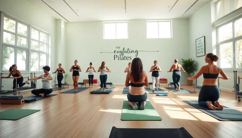 静かなフィットネススタジオで、ピラティス おすすめを強調する魅力的なピラティスクラス。