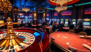 Exciting casino action at the 789P gaming table featuring players, cards, and chips.