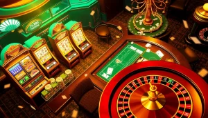 Play exciting online casino games at https://lode88uk.com/ featuring vibrant slot machines and engaging roulette tables.