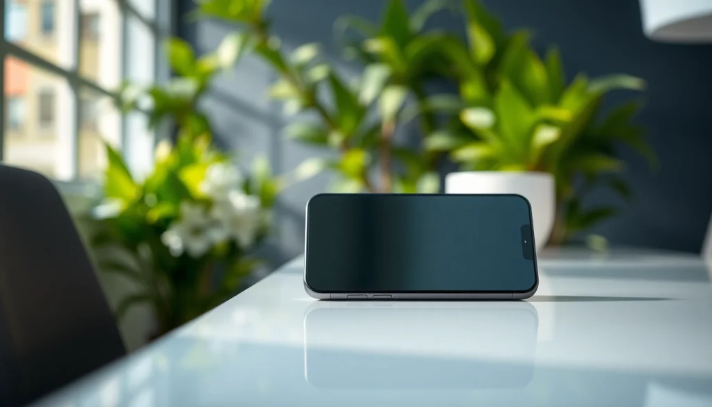 Presenting the iPhone 16 Plus in an elegant setting with vivid colors and sleek design.